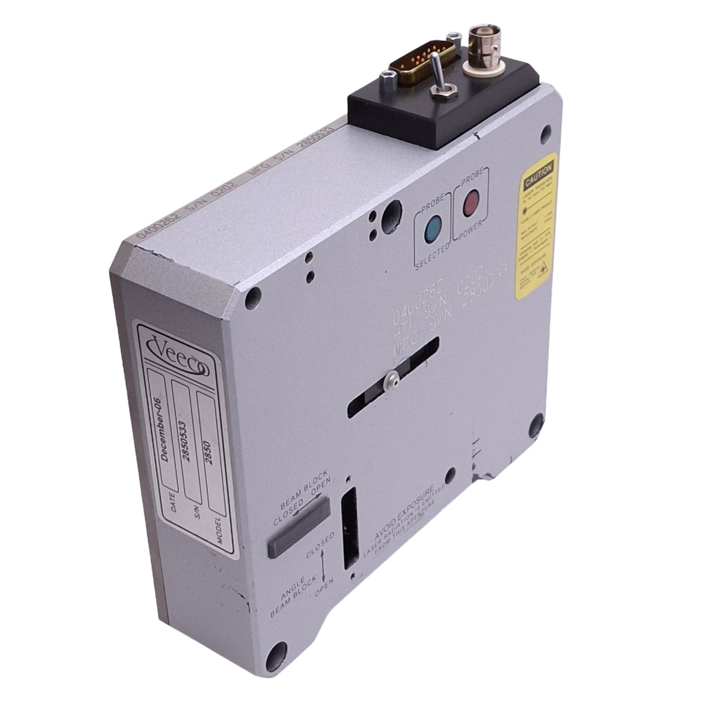 Used Veeco 2850 Non-Contact Measurement Surface Profilometer Laser Head, 1mW Max