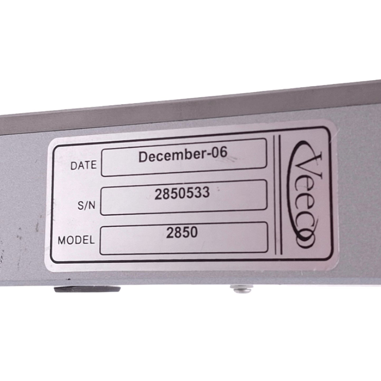 Used Veeco 2850 Non-Contact Measurement Surface Profilometer Laser Head, 1mW Max