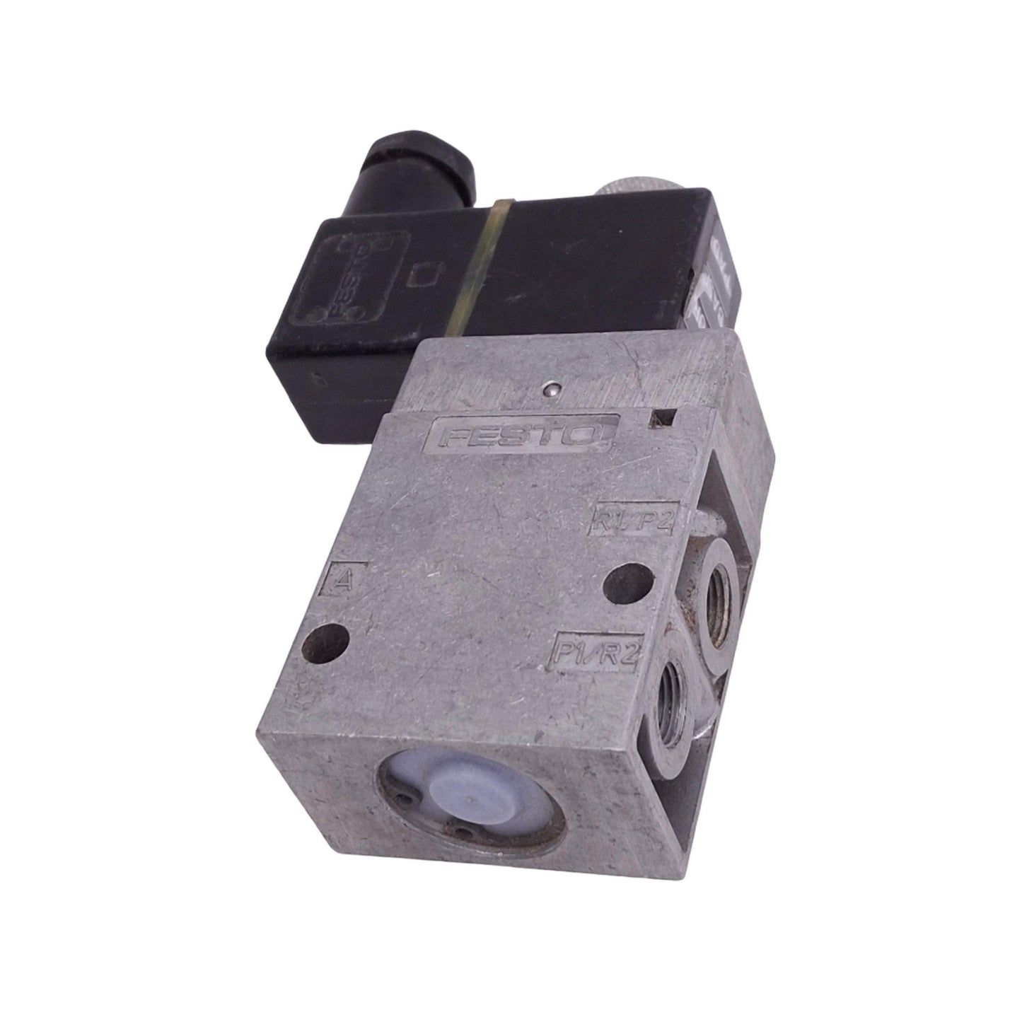 Used Festo MFH-3-1/8-S-NPT Solenoid, 3/2-Way, 1/8in NPT, 10bar Max, 24VDC Coil