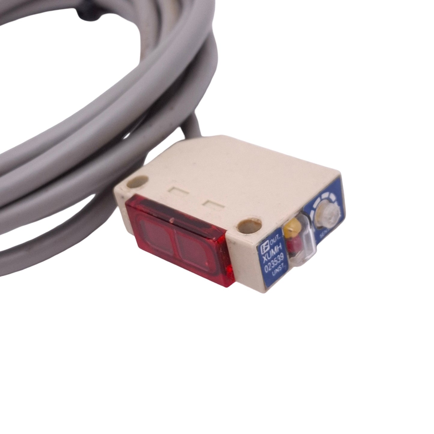 Used Telemecanique XUMH023539 Photoelectric Sensor, PNP, 12-24VDC, 2m Max Range