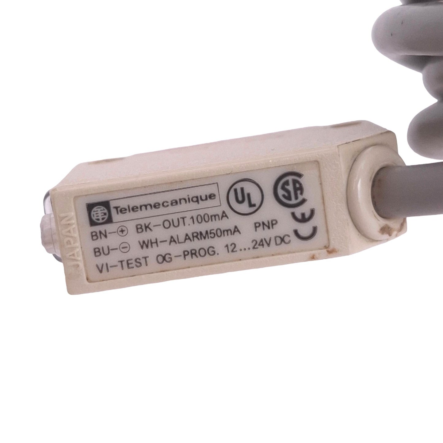 Used Telemecanique XUMH023539 Photoelectric Sensor, PNP, 12-24VDC, 2m Max Range