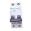 Used Schneider Electric M9F11206 C60NC6A Circuit Breaker, 2-Pole 6A, 415VAC Max