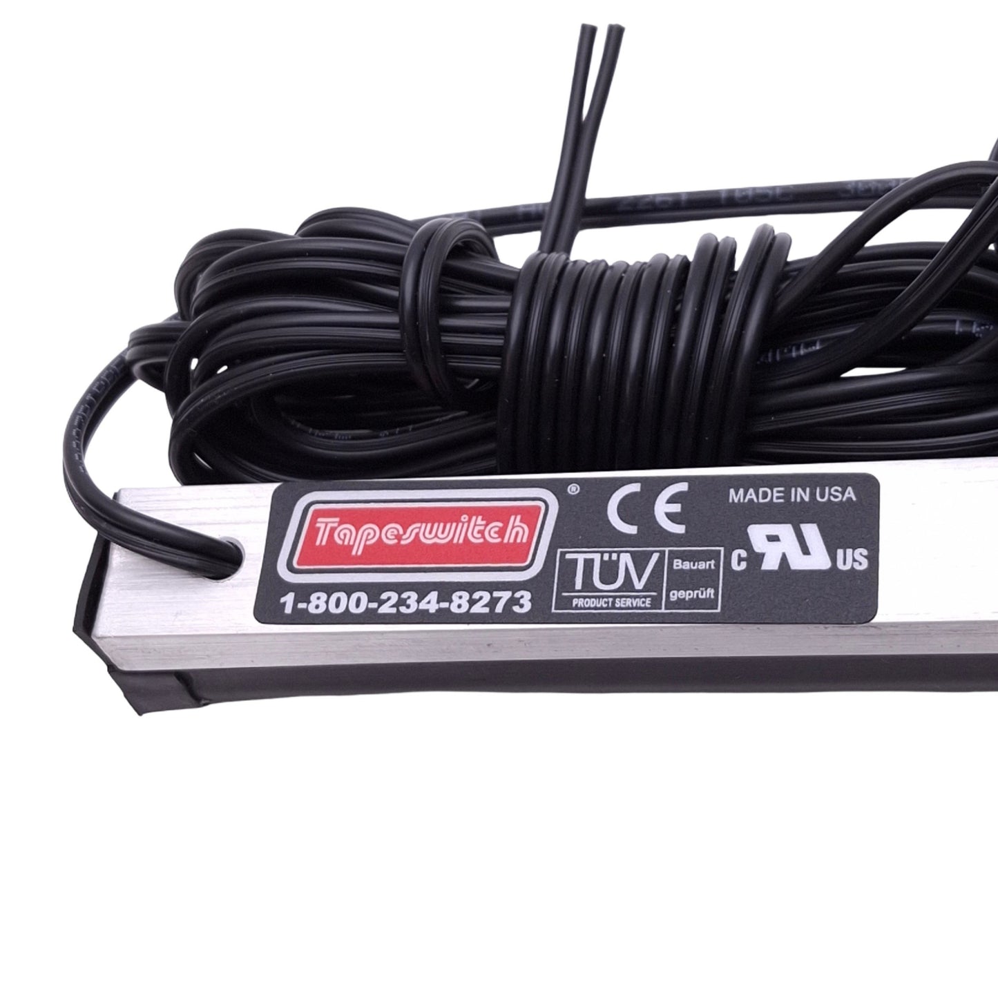 Used Tapeswitch TS-16 Sensing Edge, 8.5" Length, 9.8N Actuation, 28VAC/DC 1A Max