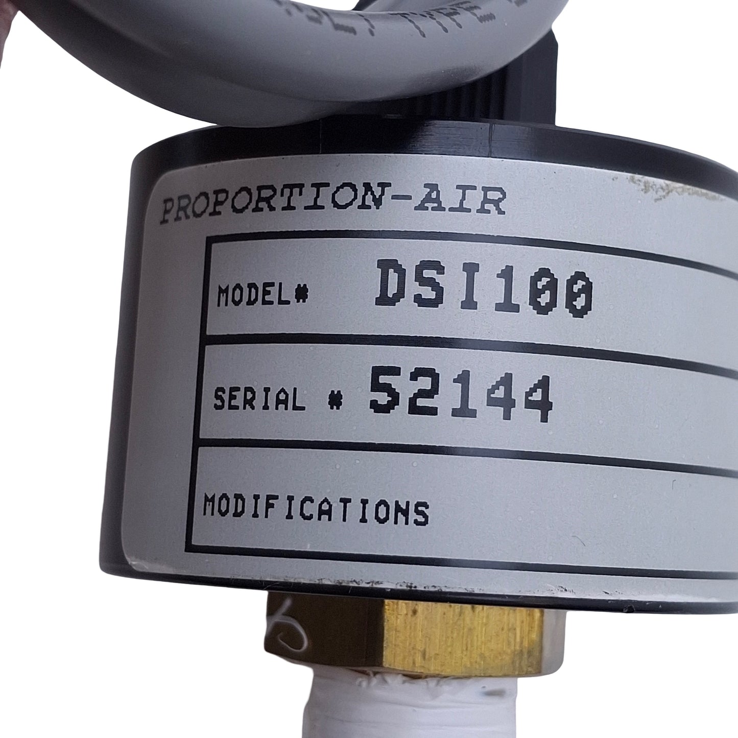 Used Proportion-Air DSI100 Pressure Transducer, 1/4" NPT, 0-500 PSI, Voltage: 24VDC