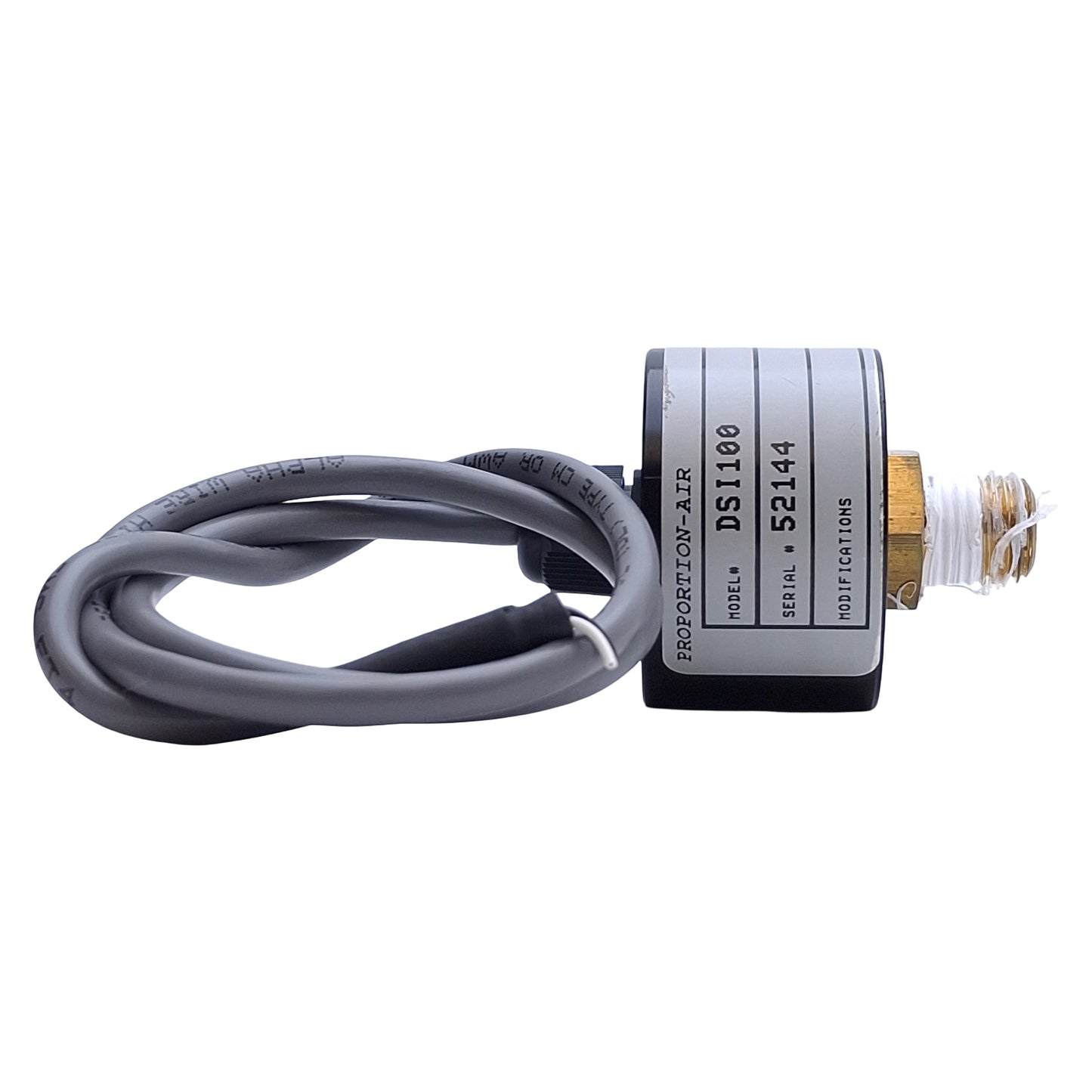 Used Proportion-Air DSI100 Pressure Transducer, 1/4" NPT, 0-500 PSI, Voltage: 24VDC