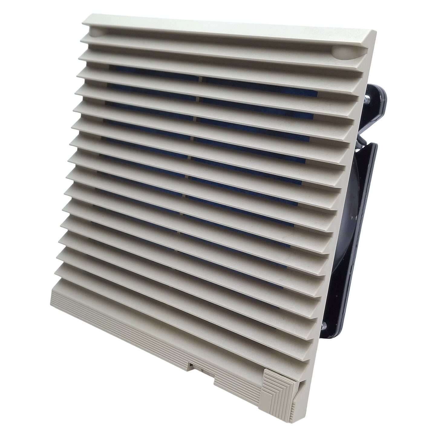 Used Rittal 3322115 Filter Fan 149x149mm Size, 115V, 0.24A, 40cfm Fan Speed