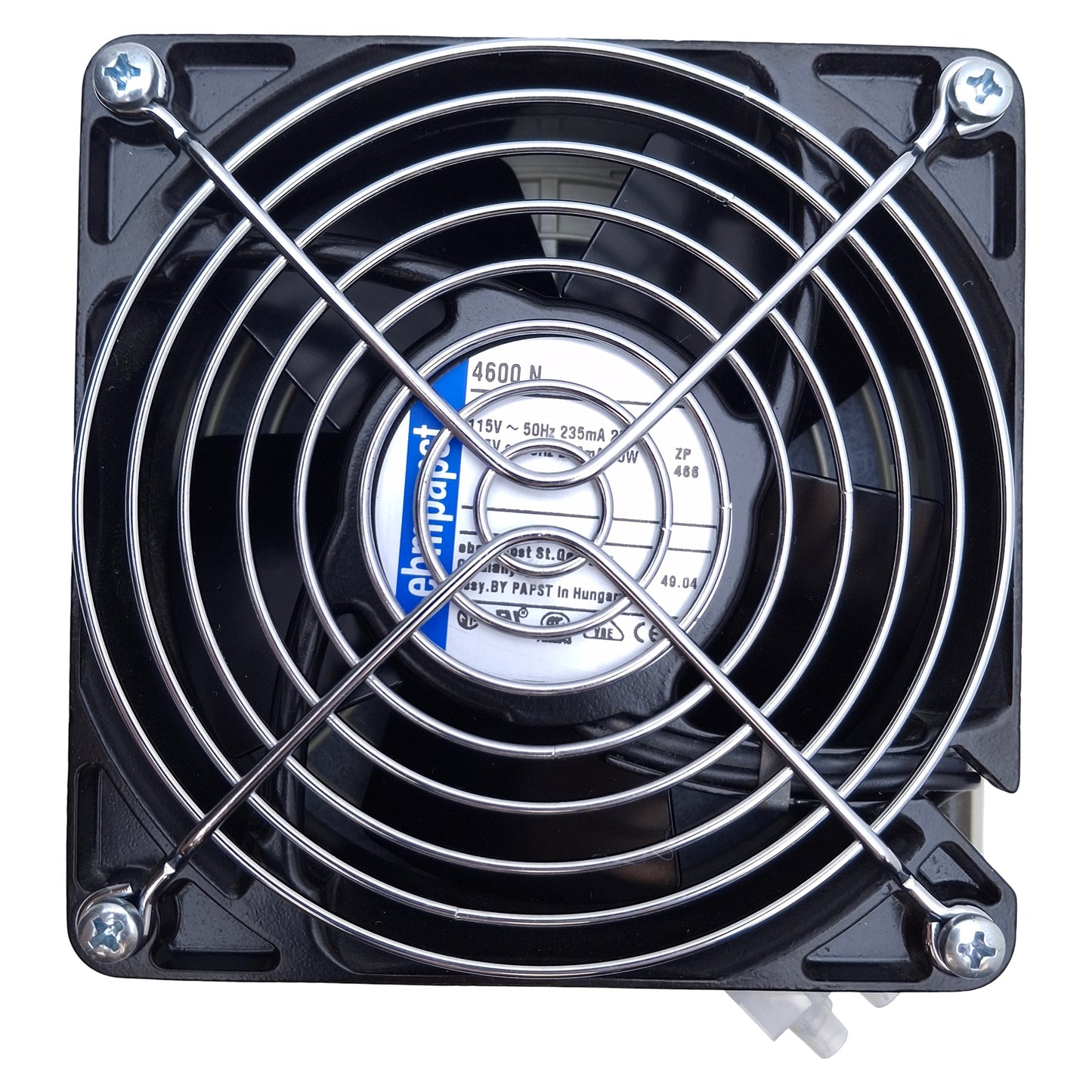 Used Rittal 3322115 Filter Fan 149x149mm Size, 115V, 0.24A, 40cfm Fan Speed