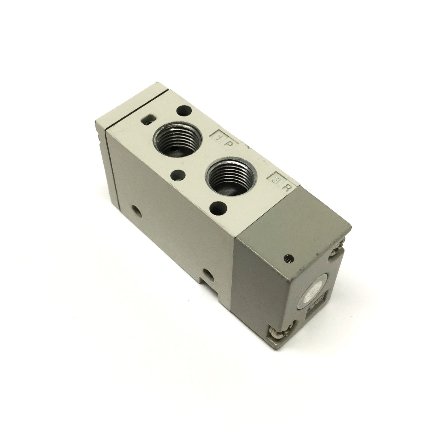 Used SMC SYJA712-01 Air Pilot Operated Solenoid Valve 3-Port Normally Closed Rc 1/8"