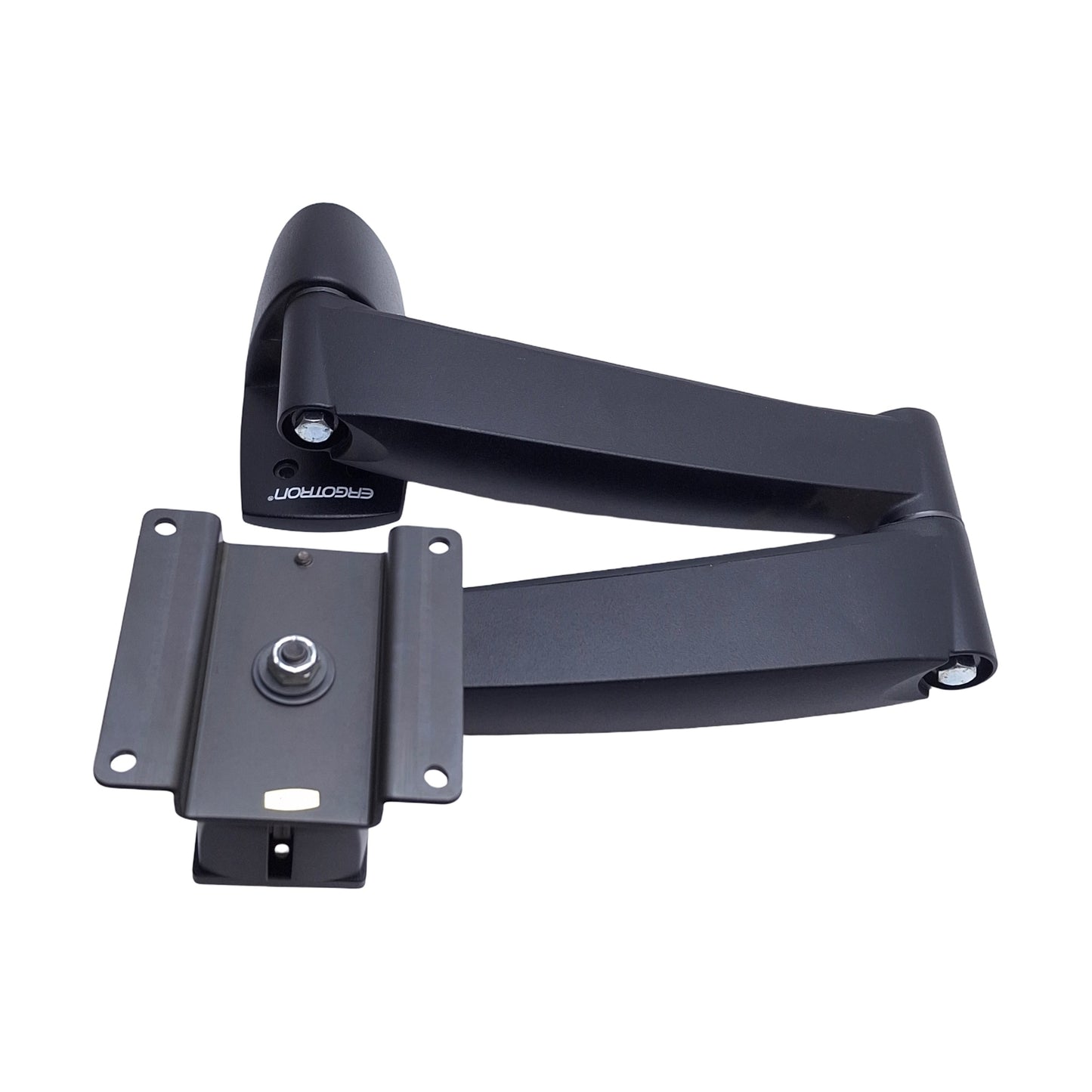 Used Ergotron 28-096-200-05 200 Series Wall Mount Arm, Two 9in Extensions, VESA 75mm