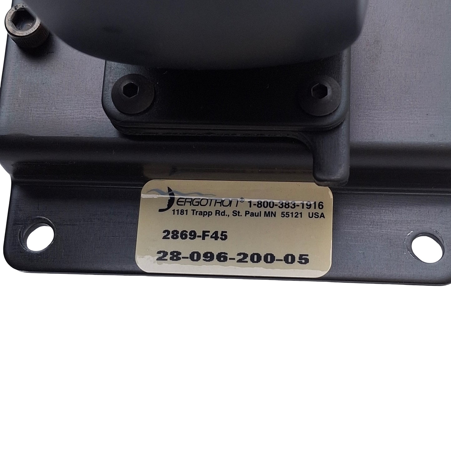 Used Ergotron 28-096-200-05 200 Series Wall Mount Arm, Two 9in Extensions, VESA 75mm