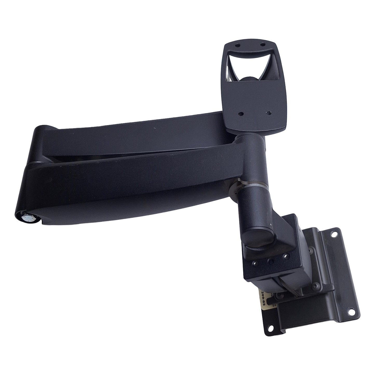 Used Ergotron 28-096-200-05 200 Series Wall Mount Arm, Two 9in Extensions, VESA 75mm