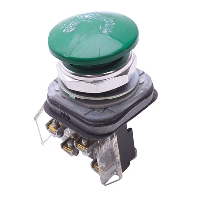 Used Allen Bradley 800T-D1A Push Button Switch, 30mm, 1NC 1NO, 600VAC 10A Max