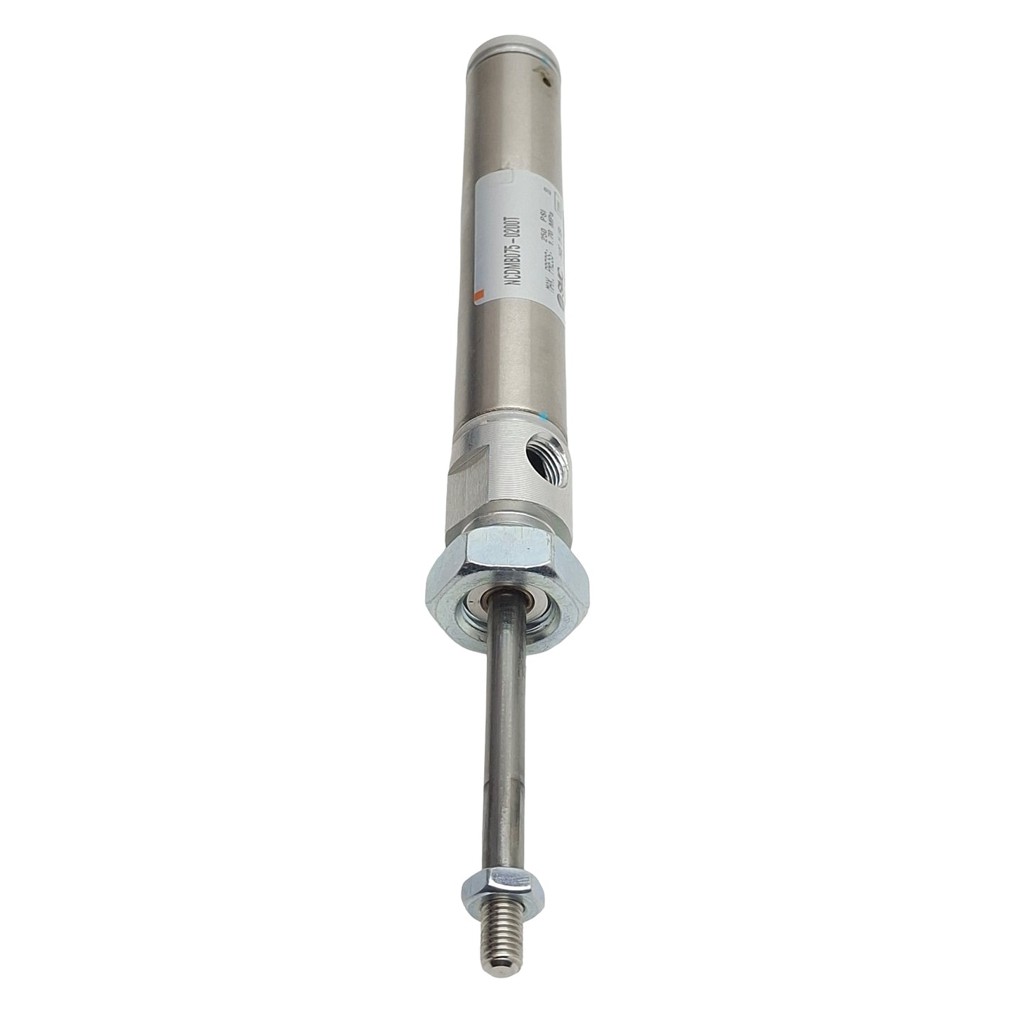 Used SMC NCDMB075-0200T Pneumatic Cylinder ø3/4in Bore, 2in Stroke, 1/8in NPT, 250psi