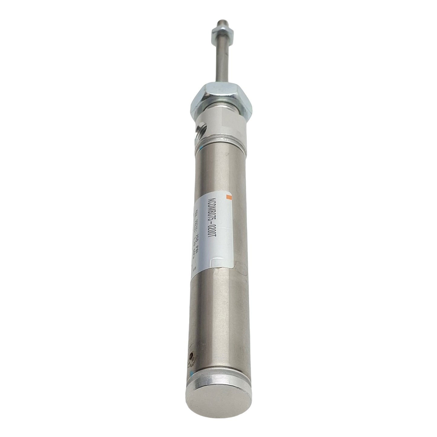 Used SMC NCDMB075-0200T Pneumatic Cylinder ø3/4in Bore, 2in Stroke, 1/8in NPT, 250psi