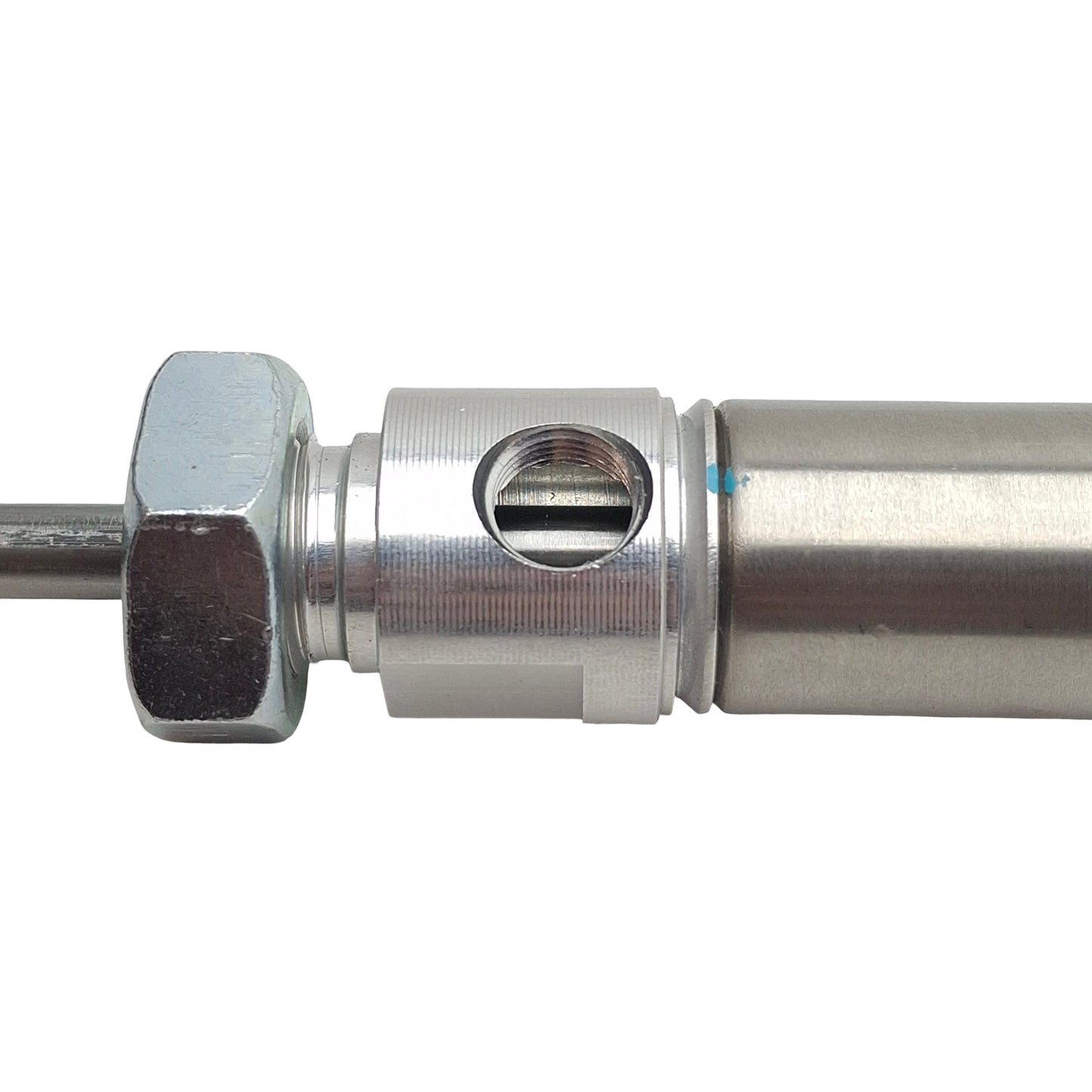 Used SMC NCDMB075-0200T Pneumatic Cylinder ø3/4in Bore, 2in Stroke, 1/8in NPT, 250psi