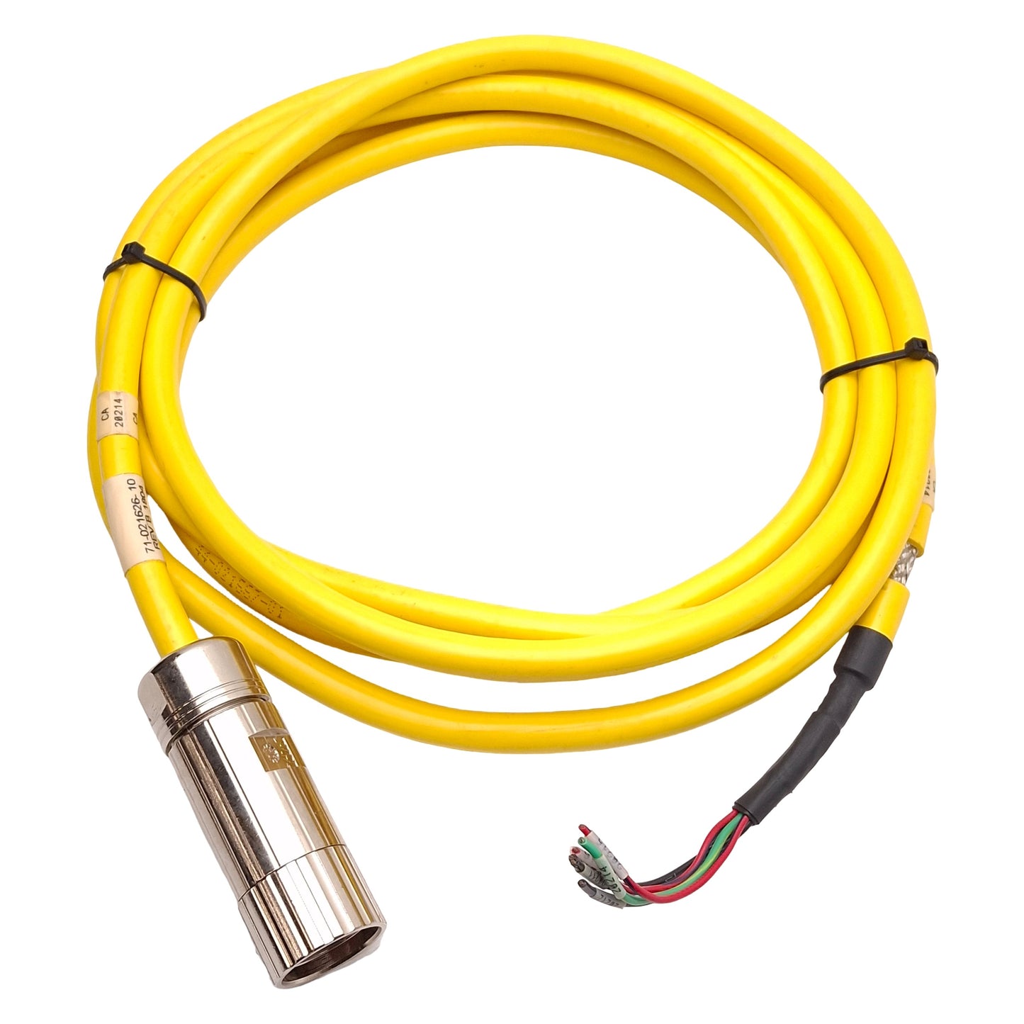 Used Parker 71-021626-10 Low Power Servo Motor Cable, 6-Pin PS to Flying Leads, 10ft