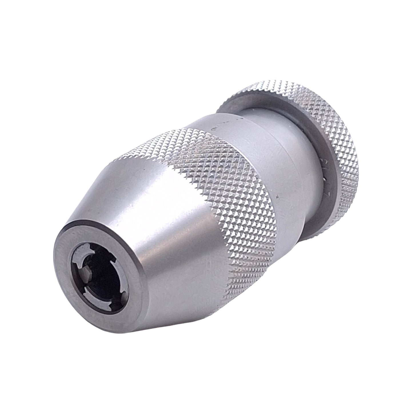 Used Albrecht 100 N050 G02 0 Precision Keyless Drill Chuck, 0.6mm to 7.4mm, Stainless