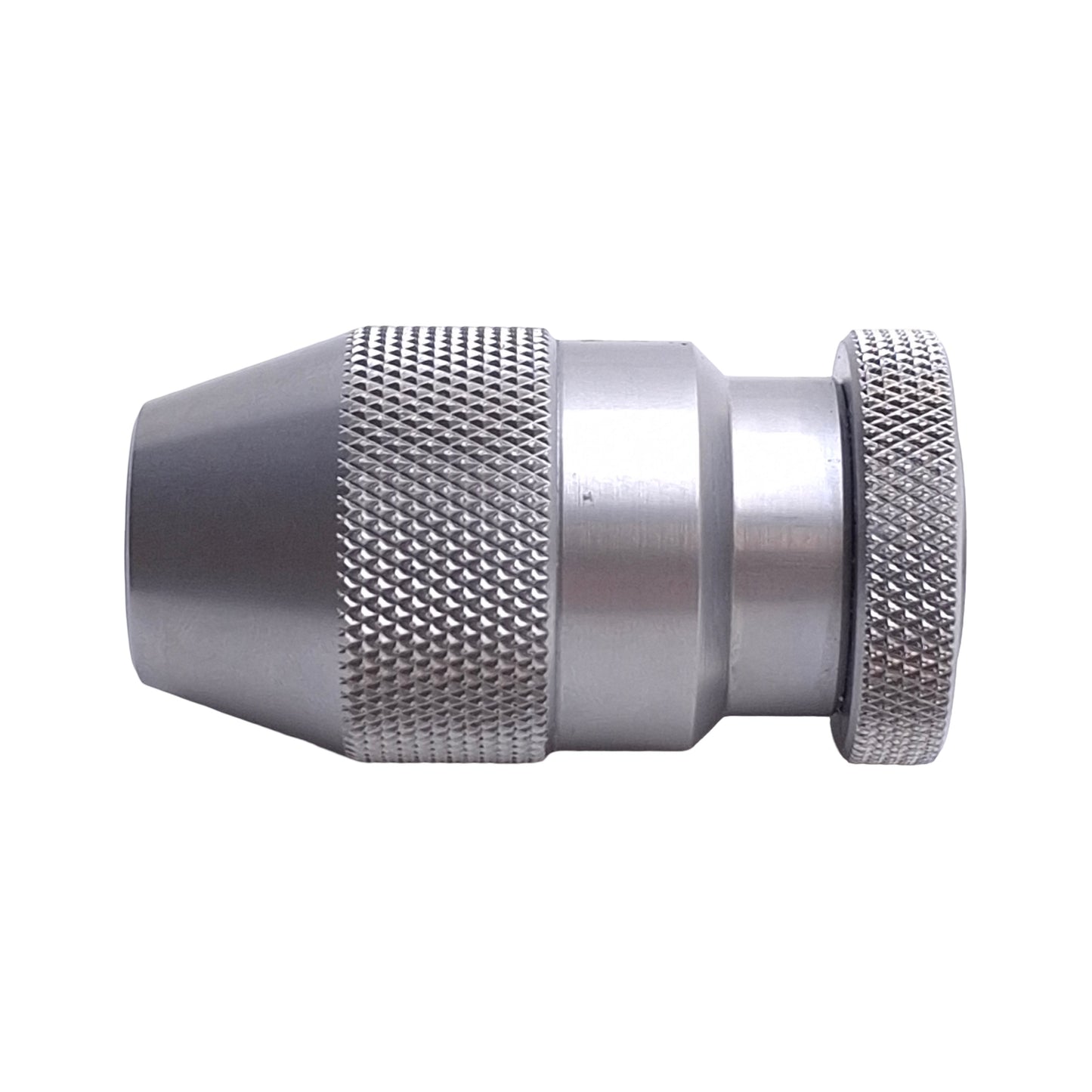 Used Albrecht 100 N050 G02 0 Precision Keyless Drill Chuck, 0.6mm to 7.4mm, Stainless
