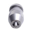 Used Albrecht 100 N050 G02 0 Precision Keyless Drill Chuck, 0.6mm to 7.4mm, Stainless
