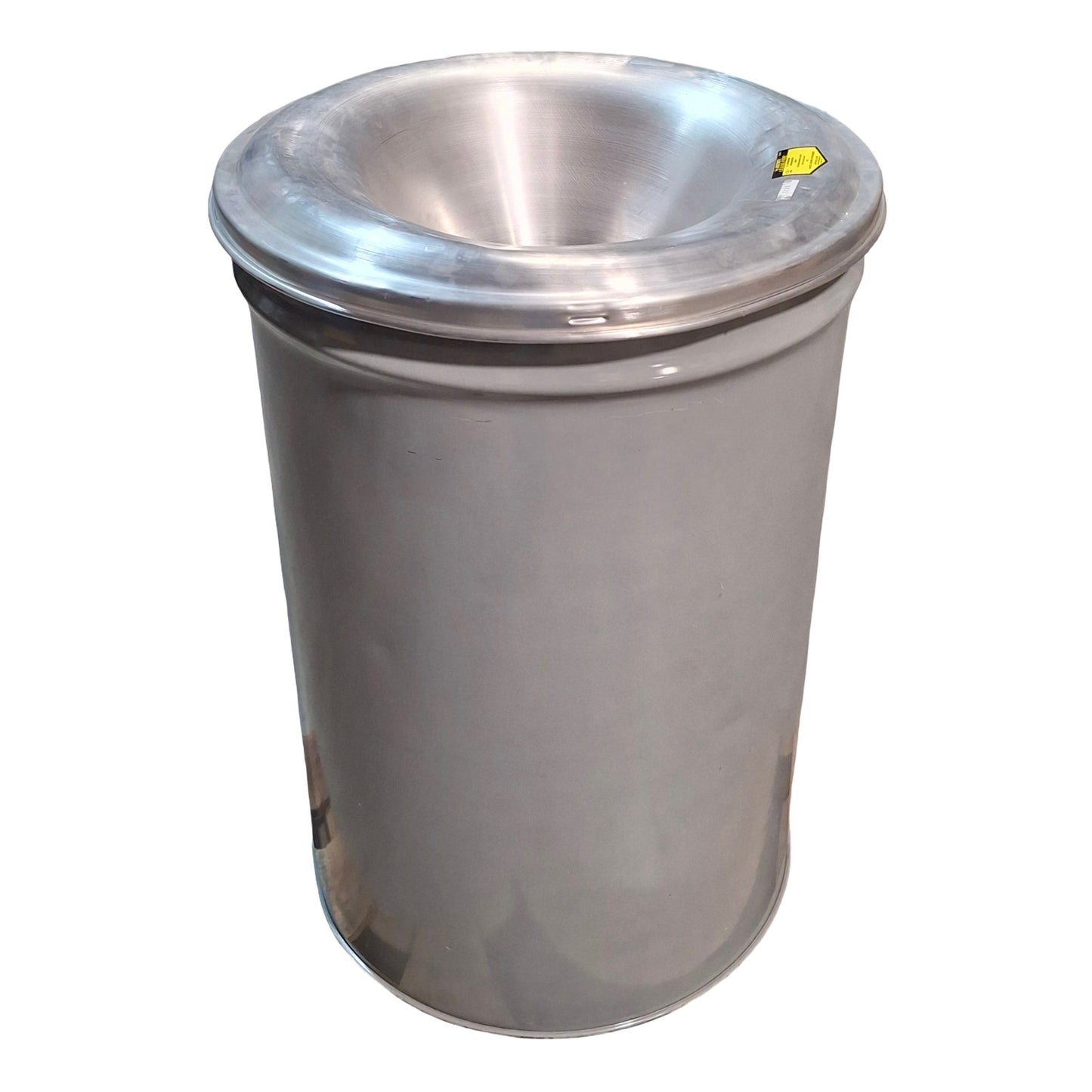 Used Justrite 26455 Cease Fire Waste Receptacle, 55 Gallon, 36in L x ø25in W
