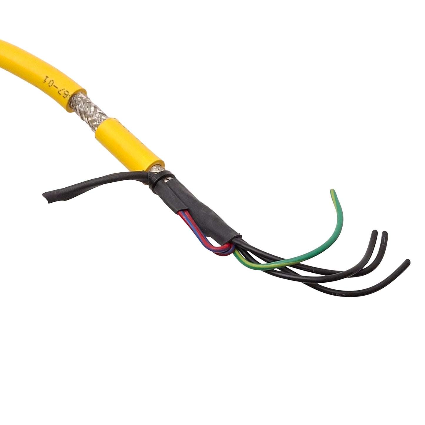 Used Parker 71-021626-10-C Low Power Servo Motor Cable, 6-Pin PS to Flying Leads 10ft