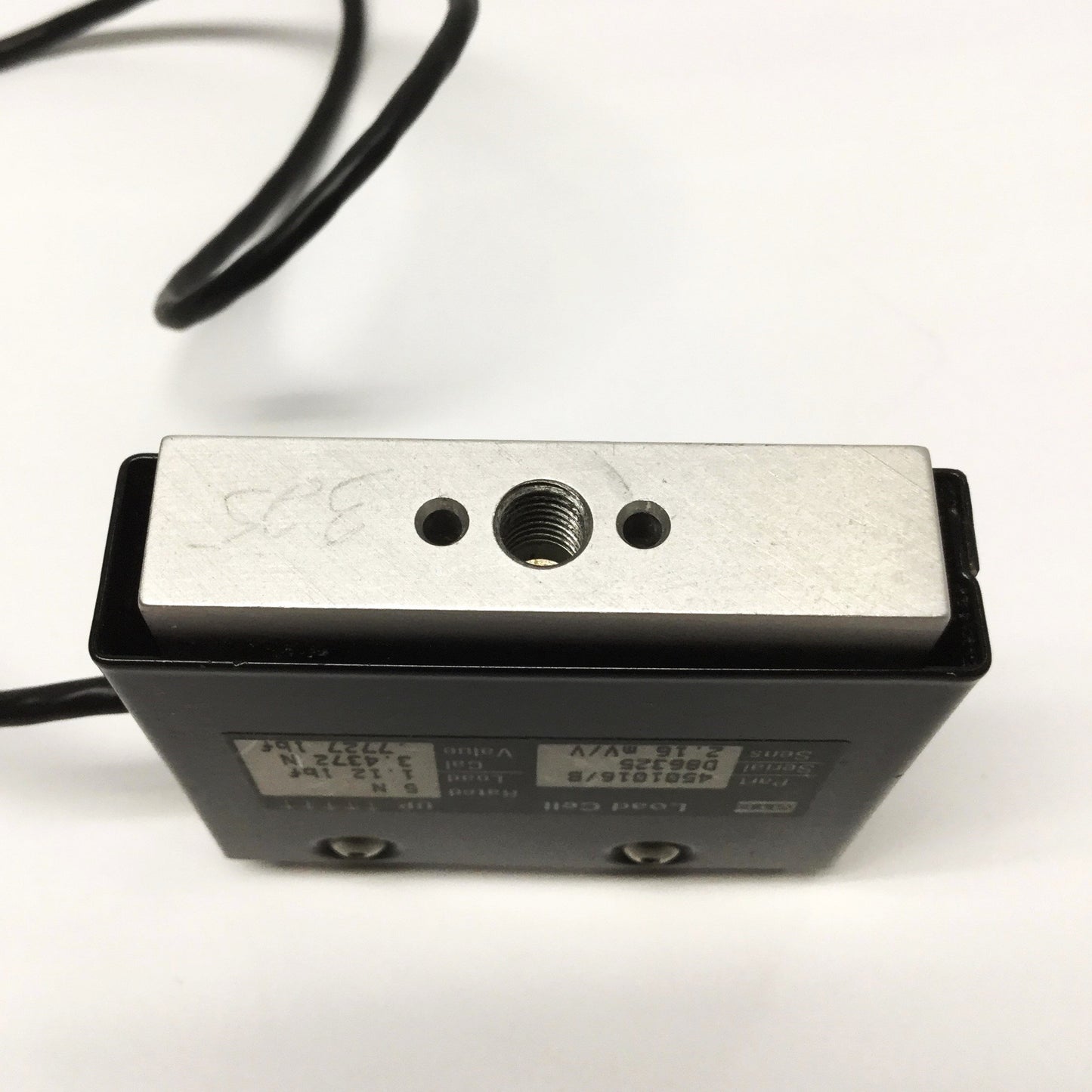 Used MTS 4501016/B Force Transducer Load Cell, 2.16mV/V Sens, 5N (1.12lbf) Rating