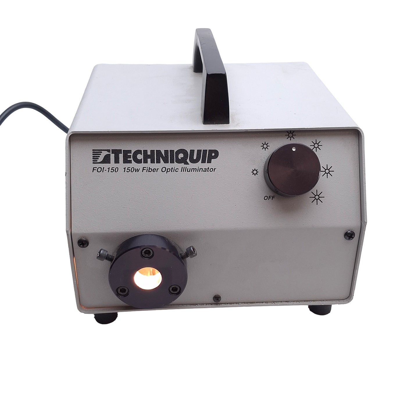 Used Techniquip FOI-150 Fiber Optic Light Source Illuminator 120VAC 150W EKE Lamp