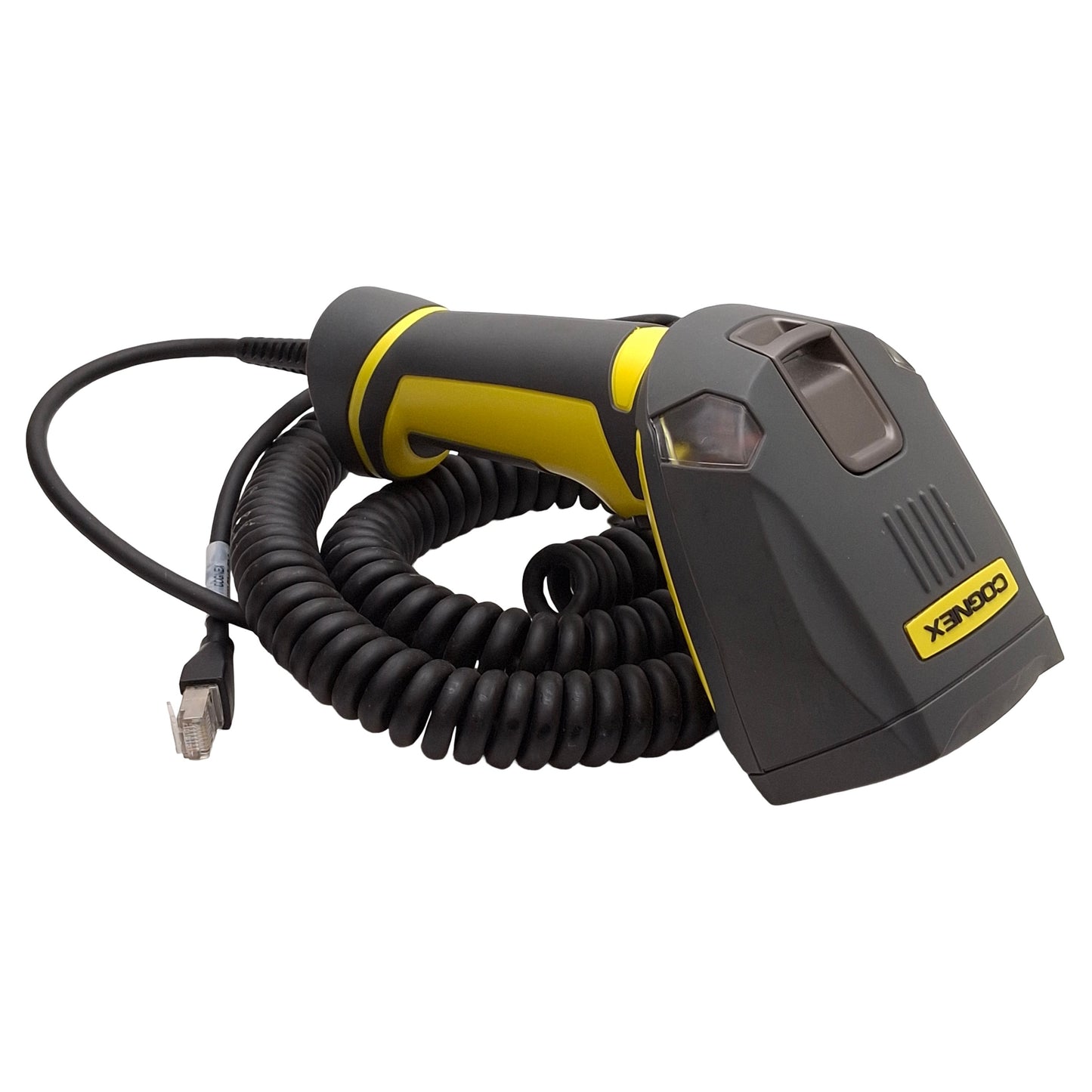 Used COGNEX DM8100 DataMan Handheld Barcode Scanner ID Reader, 2D/1D, PoE, RJ45