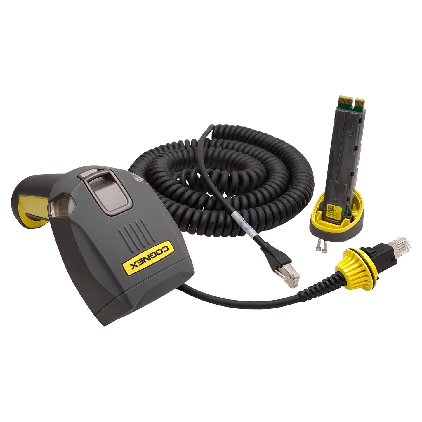 Used COGNEX DM8100 DataMan Handheld Barcode Scanner ID Reader, 2D/1D, PoE, RJ45
