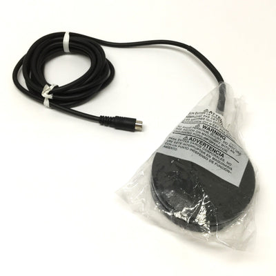 New Nordson EFD 2422-1 Omni-Directional Dispenser Foot Pedal Switch, PS/2, 2m Cable