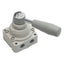 Used SMC VH200-N02 Hand Valve, 3-Position Closed Center, 1/4in NPT, 1.0MPa Max