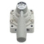 Used SMC VH200-N02 Hand Valve, 3-Position Closed Center, 1/4in NPT, 1.0MPa Max