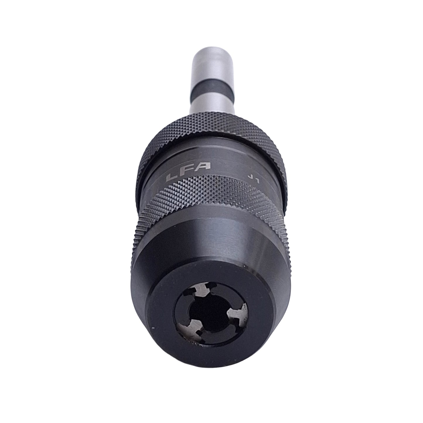 Used LFA J1 Keyless Drill Chuck with ø1/2in x 2-3/4in Shank, 0.5 to 8mm Capacity