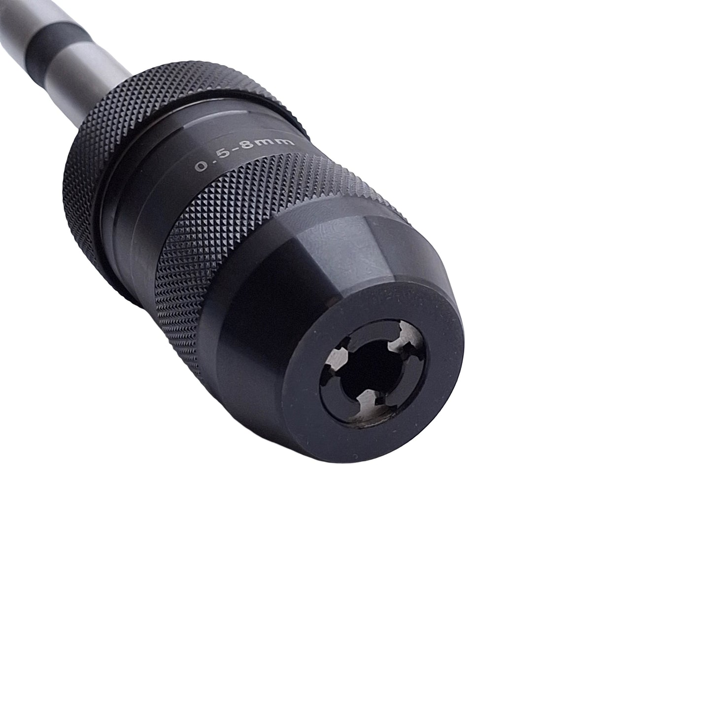Used LFA J1 Keyless Drill Chuck with ø1/2in x 2-3/4in Shank, 0.5 to 8mm Capacity