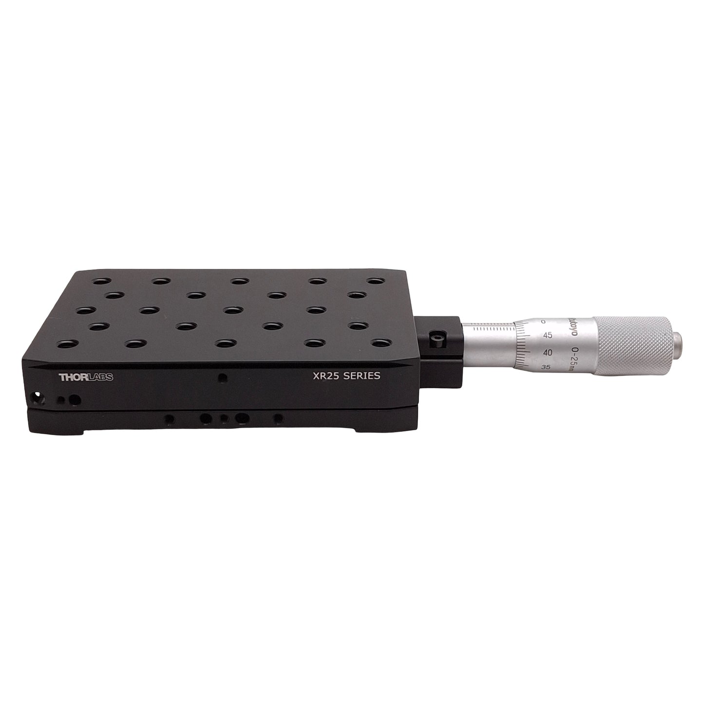 Used Thorlabs XR25C Linear Translation Stage, 25mm Travel, 110x75.7mm, 1/4"-20 Holes