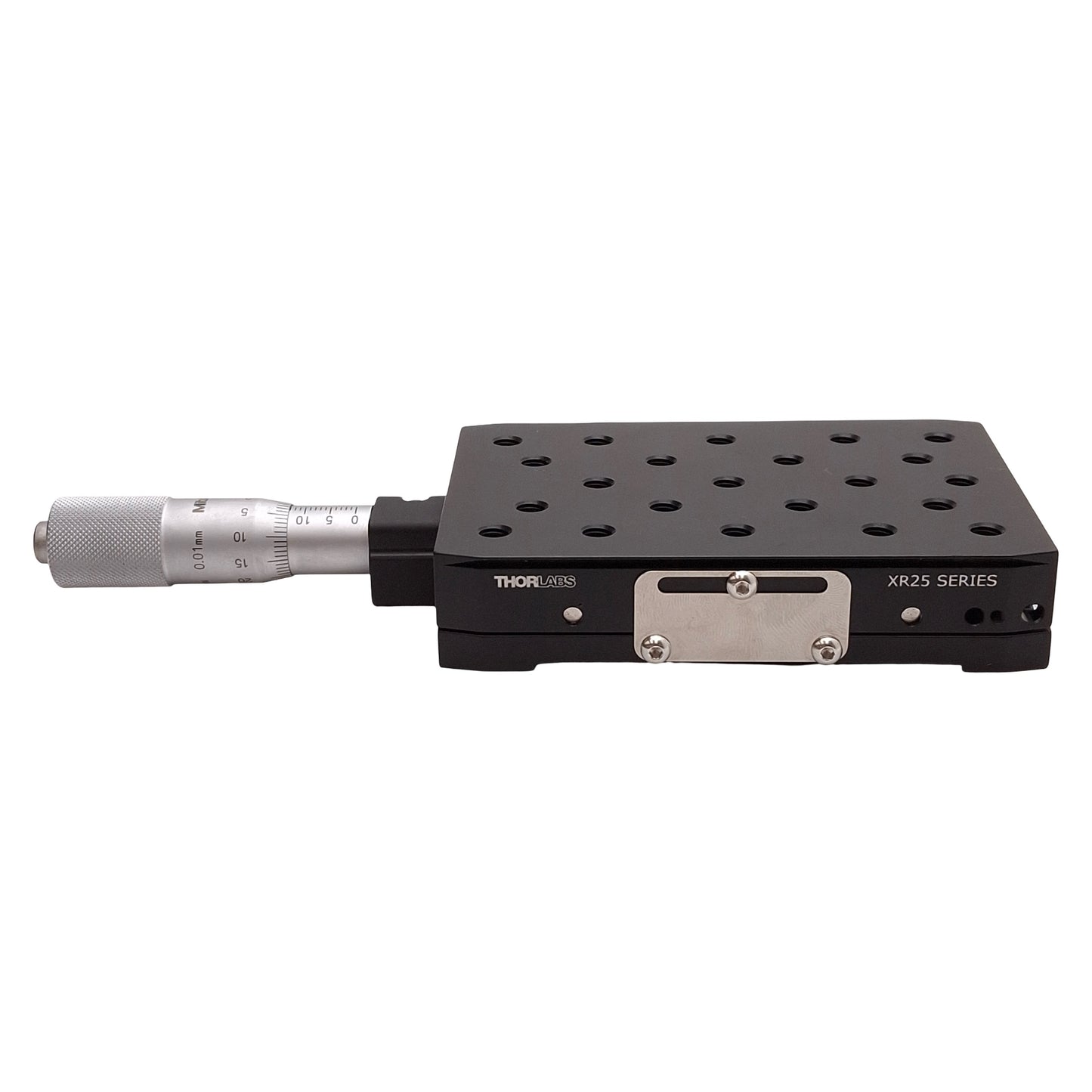Used Thorlabs XR25C Linear Translation Stage, 25mm Travel, 110x75.7mm, 1/4"-20 Holes