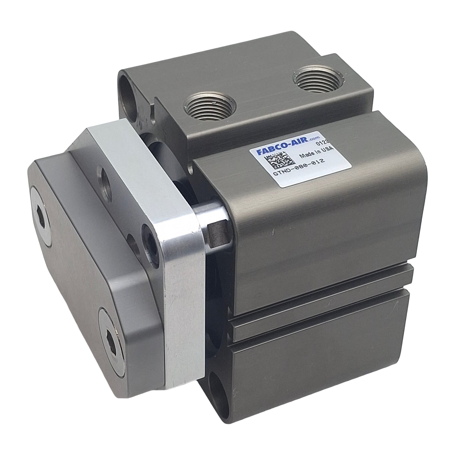 Used Fabco-Air GTND-080-012 Pneumatic Cylinder, ø80mm Bore, 12mm Stroke, 3/8in NPT