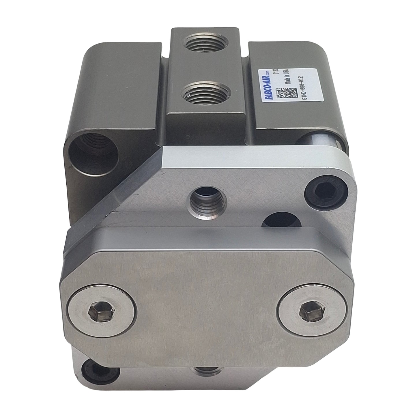 Used Fabco-Air GTND-080-012 Pneumatic Cylinder, ø80mm Bore, 12mm Stroke, 3/8in NPT