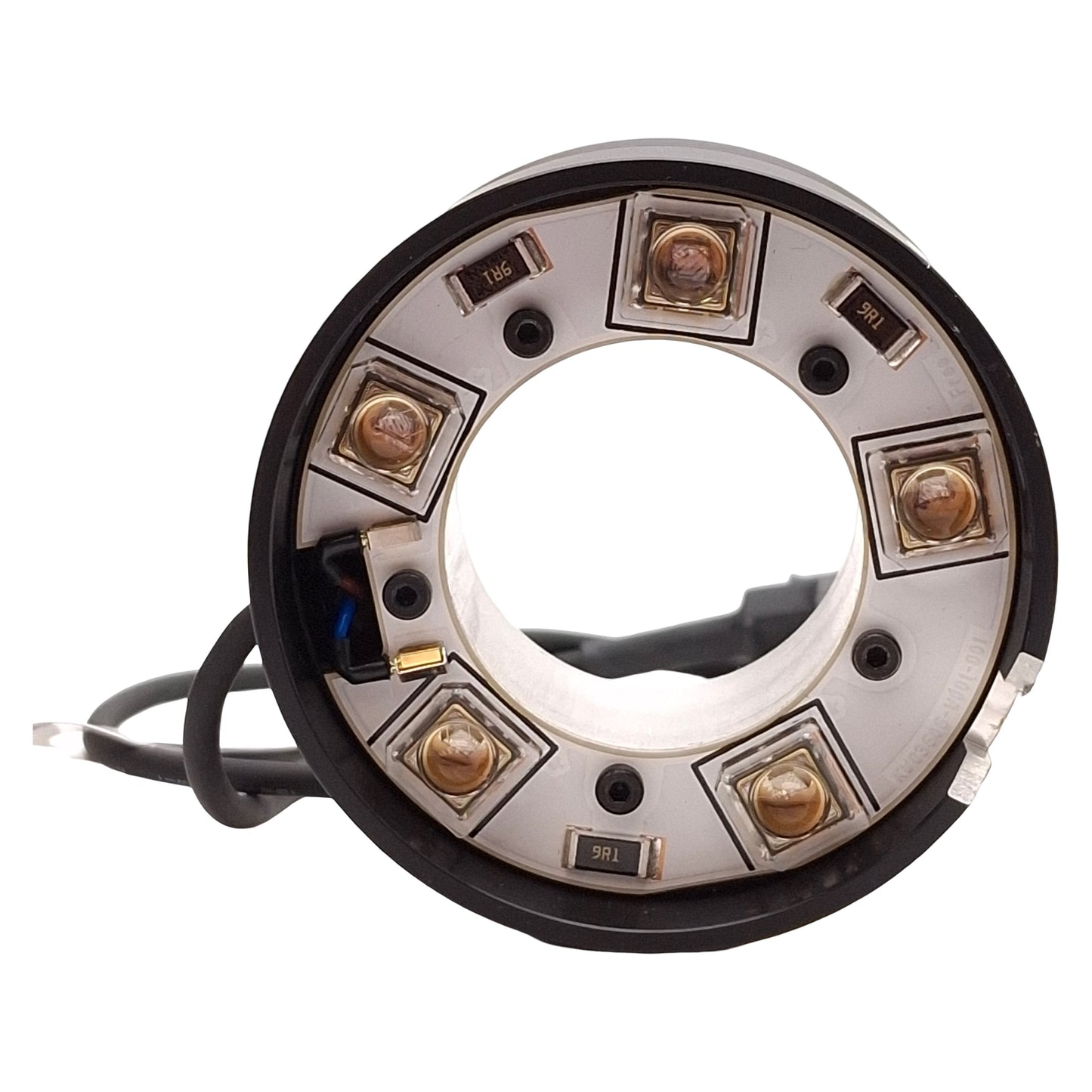 Used CCS LDR2-60UV2-365-N UV Ring Light, 365nm, ø60mm OD, ø34mm ID, 24VDC *Cut Slot*