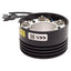 Used CCS LDR2-60UV2-365-N UV Ring Light, 365nm, ø60mm OD, ø34mm ID, 24VDC *Cut Slot*