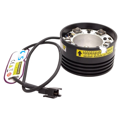 Used CCS LDR2-60UV2-365-N UV Ring Light, 365nm, ø60mm OD, ø34mm ID, 24VDC *Cut Slot*