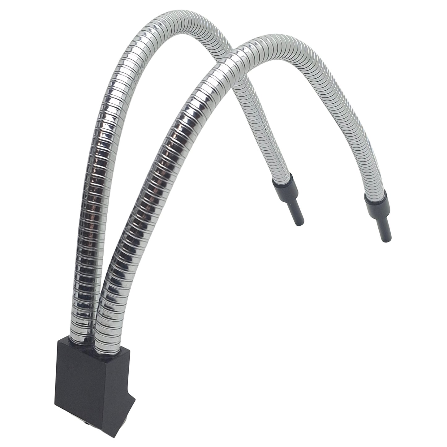 Used TQ-DPL Dual Gooseneck Fiber Optic Light Guide, ø16mm In, ø8mm Out, 14-3/4in Neck