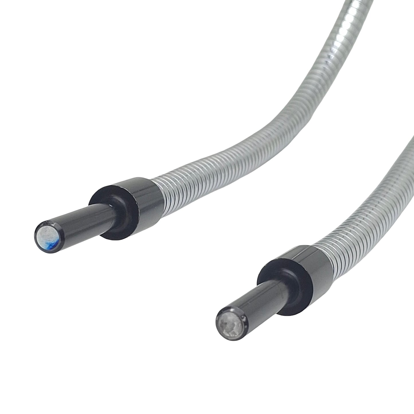 Used TQ-DPL Dual Gooseneck Fiber Optic Light Guide, ø16mm In, ø8mm Out, 14-3/4in Neck
