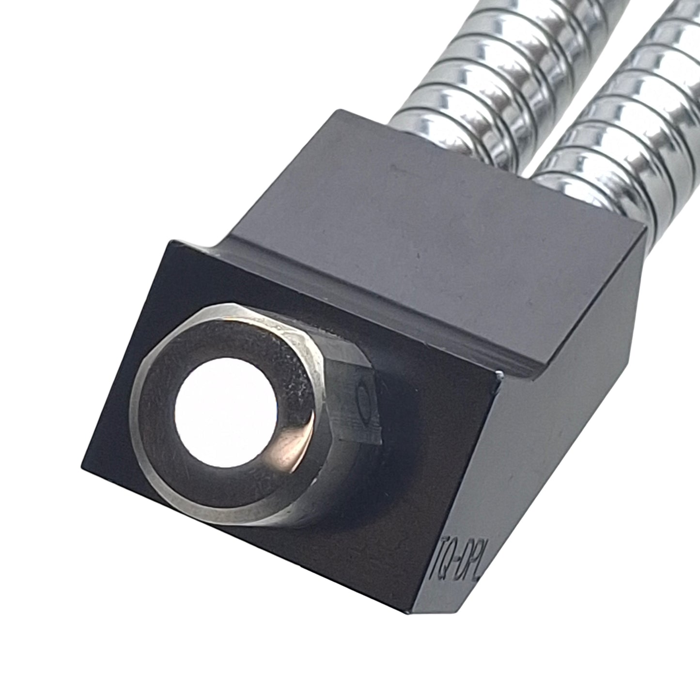 Used TQ-DPL Dual Gooseneck Fiber Optic Light Guide, ø16mm In, ø8mm Out, 14-3/4in Neck