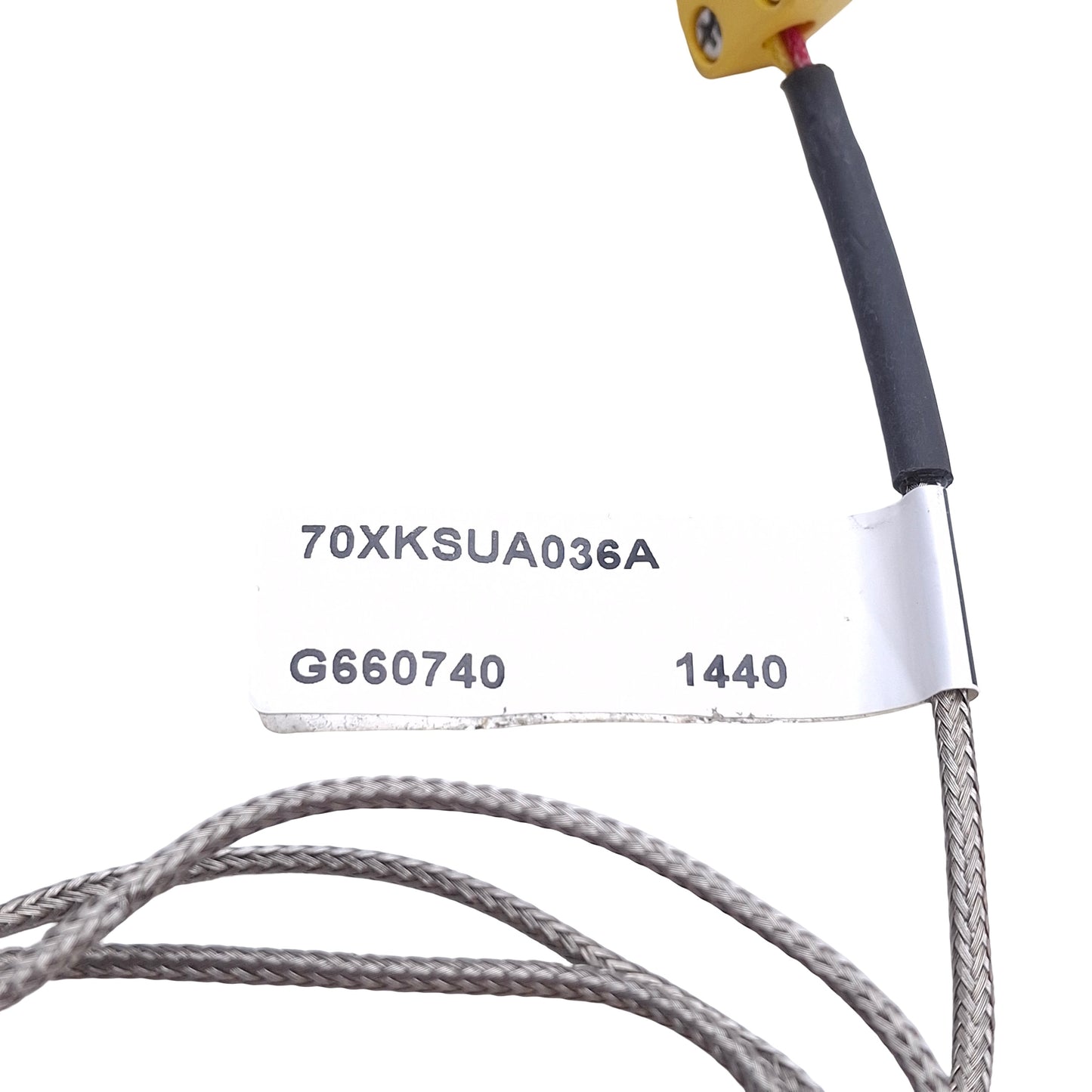 Used Watlow 70XKSUA036A Thermocouple Type K, 36" Lead, Ring Terminal, 0.144" Ring