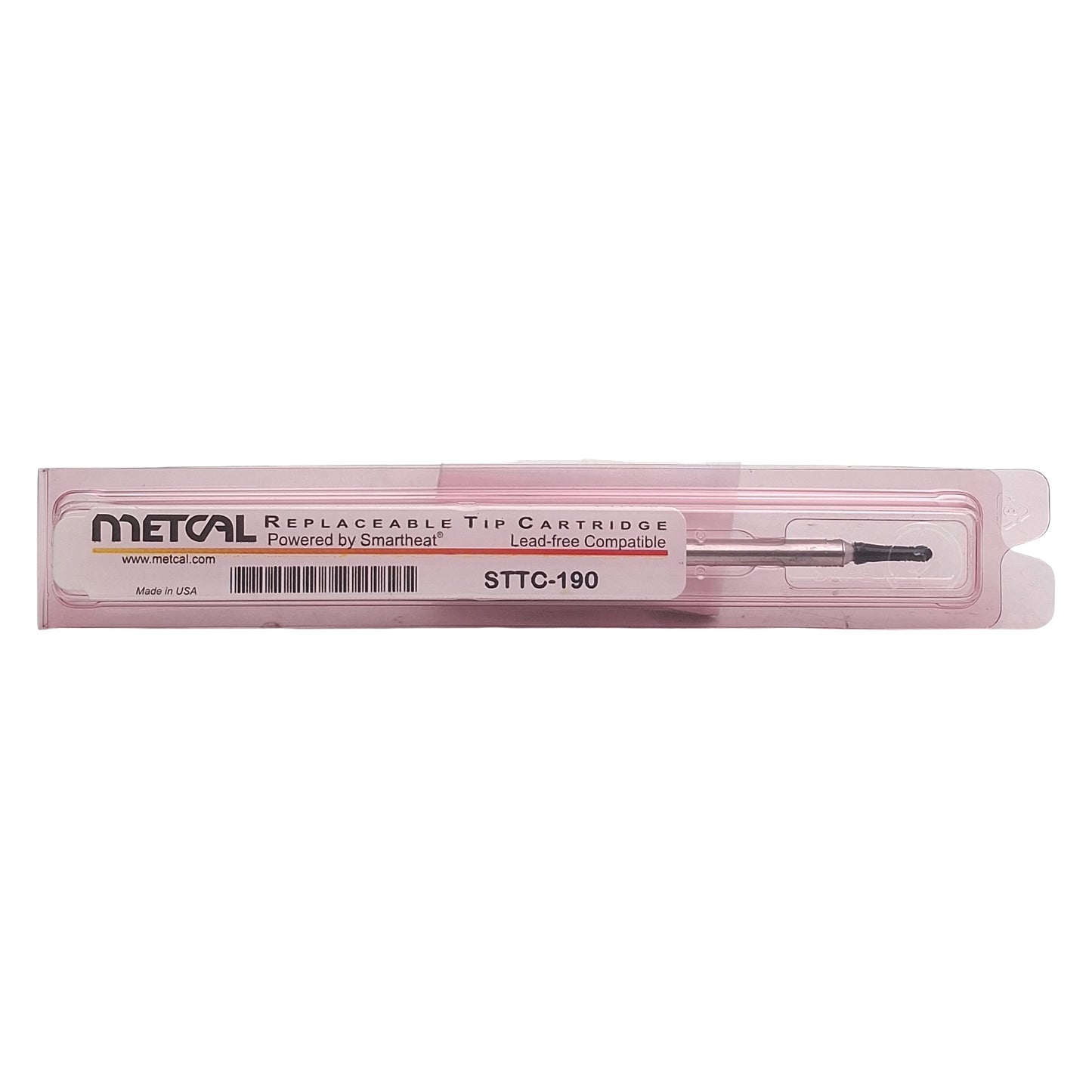 New Metcal STTC-190 Replaceable Tip Cartridge, 700 Series, Conical, ø0.25mm x 13.2mm