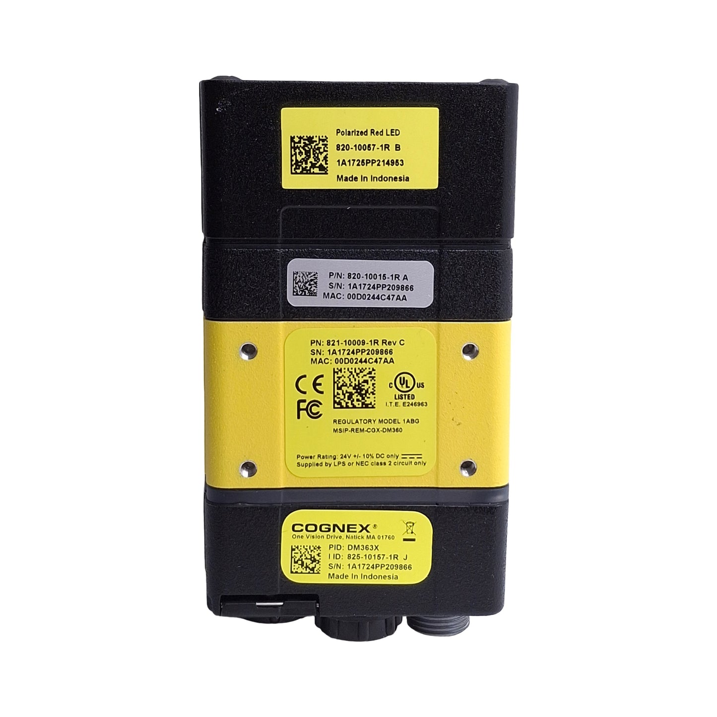 Used Cognex DM363X Dataman Barcode Scanner Red Diffuse 1600x1200@40FPS 1D/2DMax 24VDC