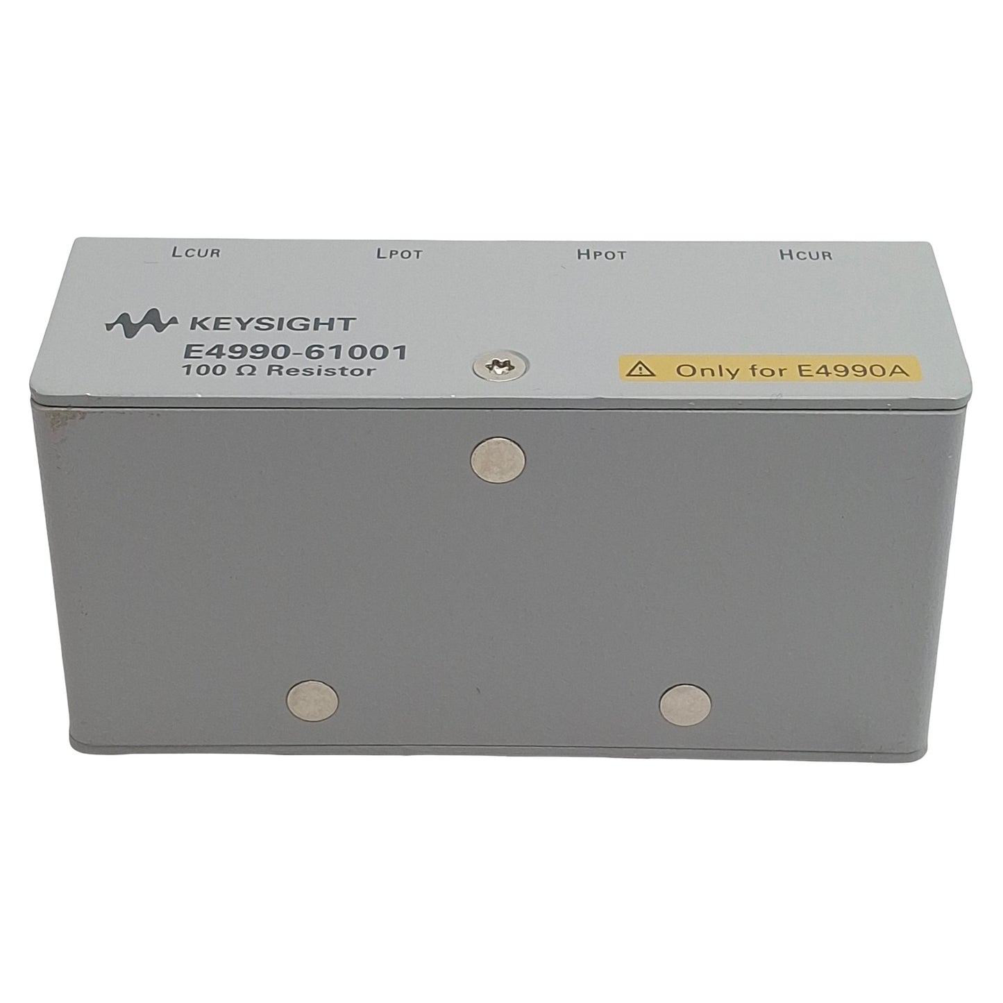 Used Keysight E4990-61001 Load Resistor Module For E4990A, 100ohm, +0.05PCT, 0.3W
