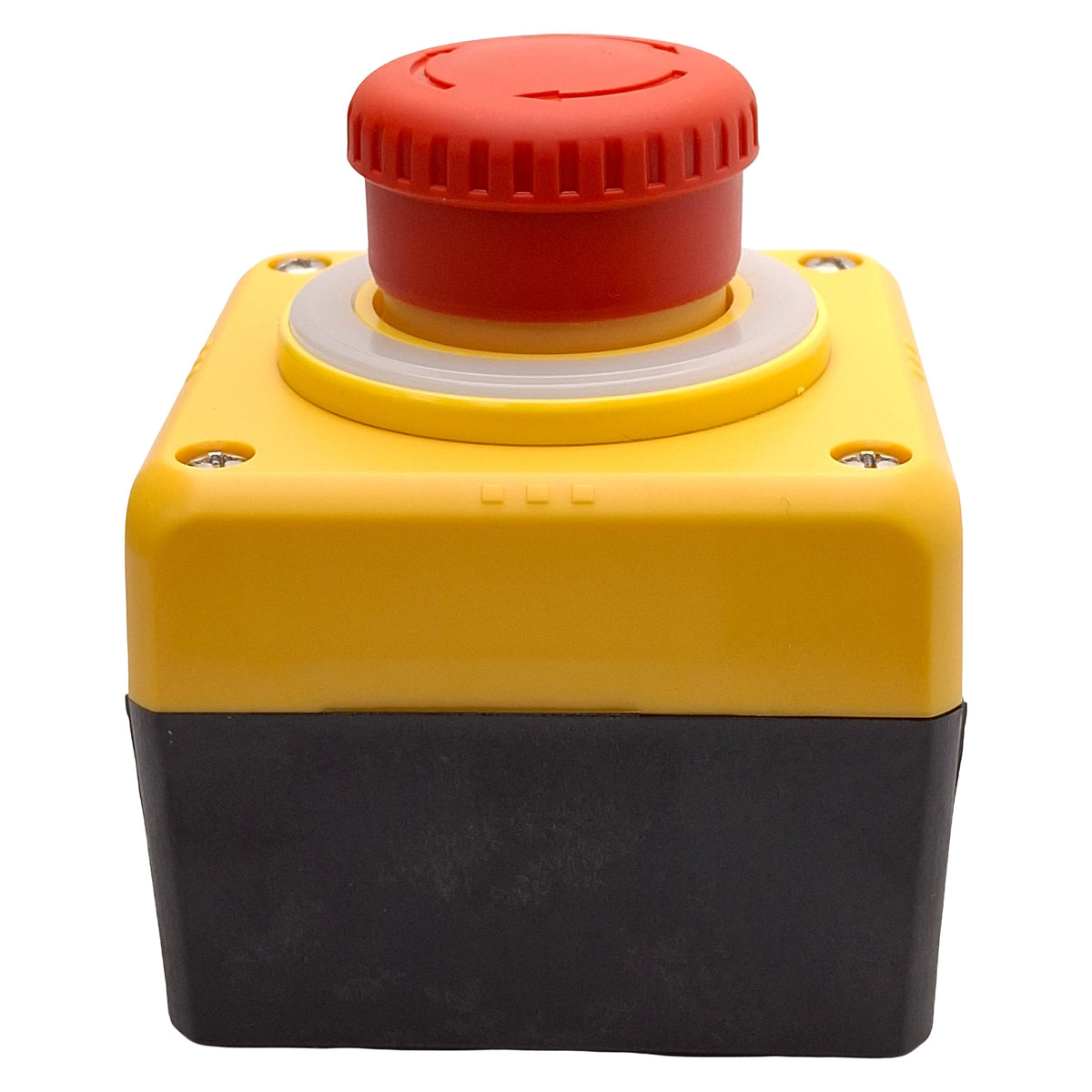 New Idec FB1W-YW1B-V4E02R-Y0 E-Stop Control Station, Pull/Turn Reset, 2NC 10A 600VAC