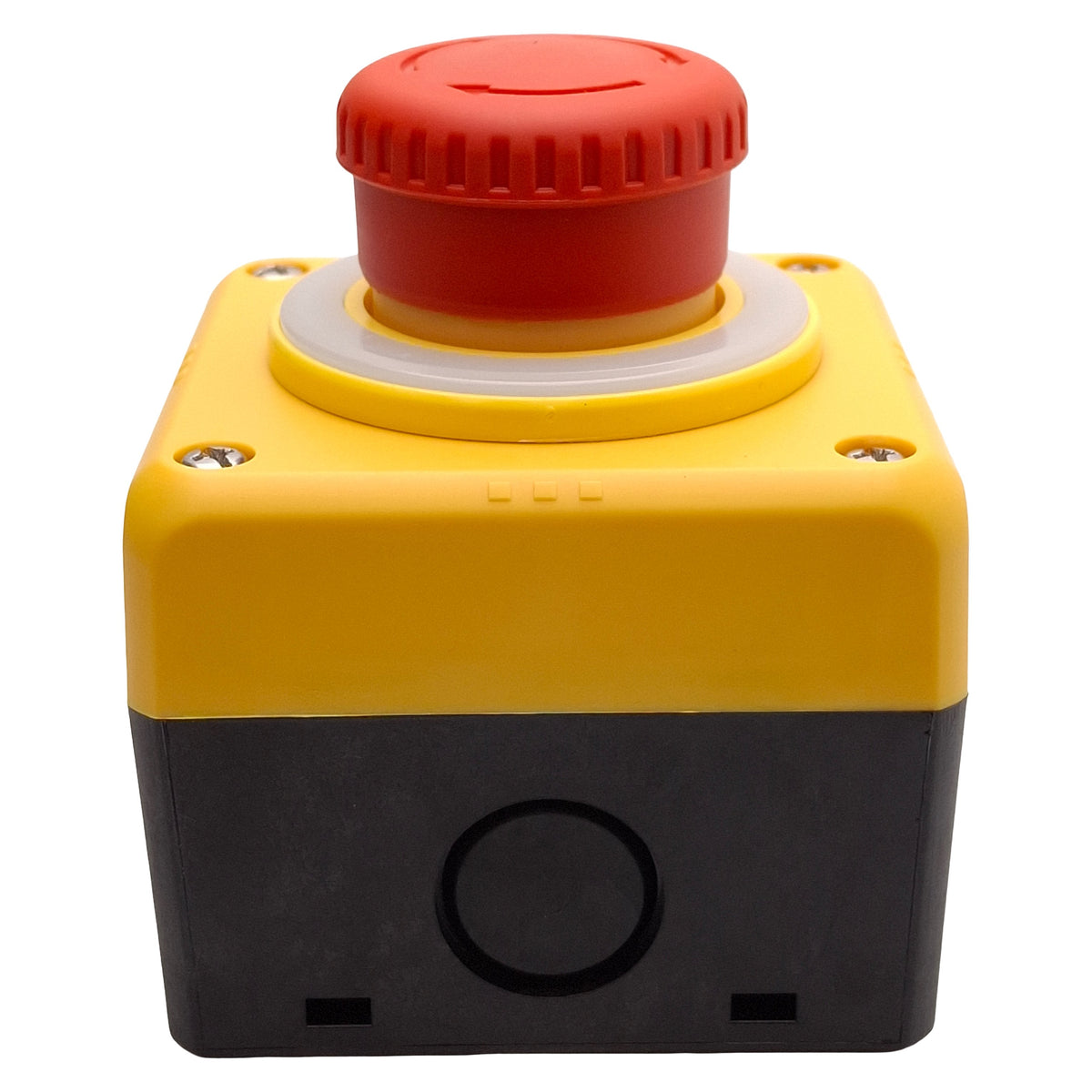 New Idec FB1W-YW1B-V4E02R-Y0 E-Stop Control Station, Pull/Turn Reset, 2NC 10A 600VAC